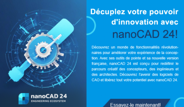 Plate-forme CAO nanoCAD 24