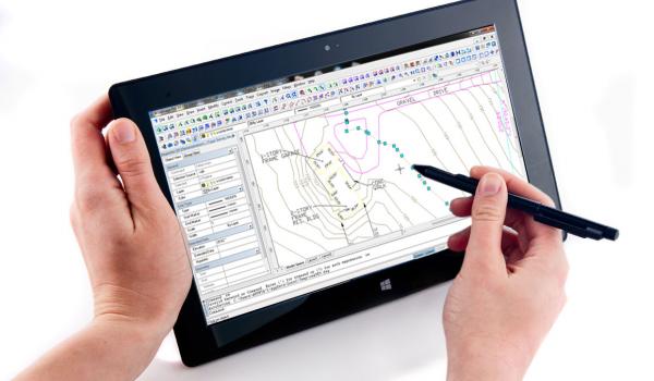 WiseImage sur tablette - sélection d'une polyligne